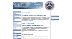Desktop Screenshot of faseg.ucad.sn