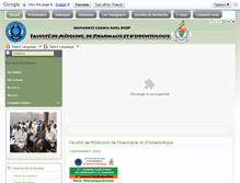 Tablet Screenshot of fmpos.ucad.sn